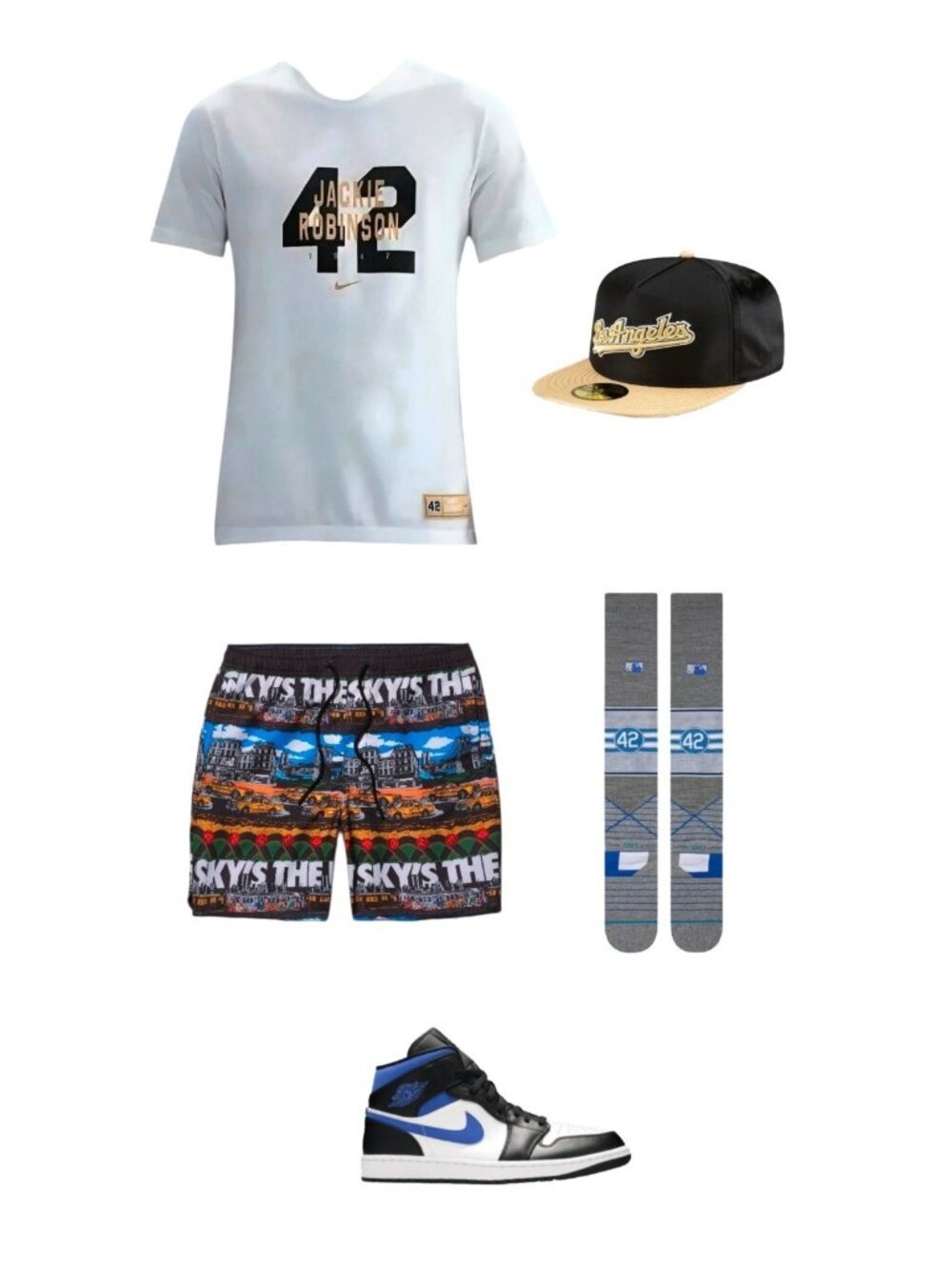 Nike-Stance-Jordan-New Era Jackie Robinson Homage Streetwear Bundle